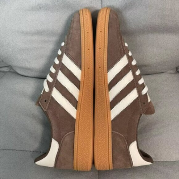 Adidas Brown and White Suede Sneakers - Picture 7 of 7